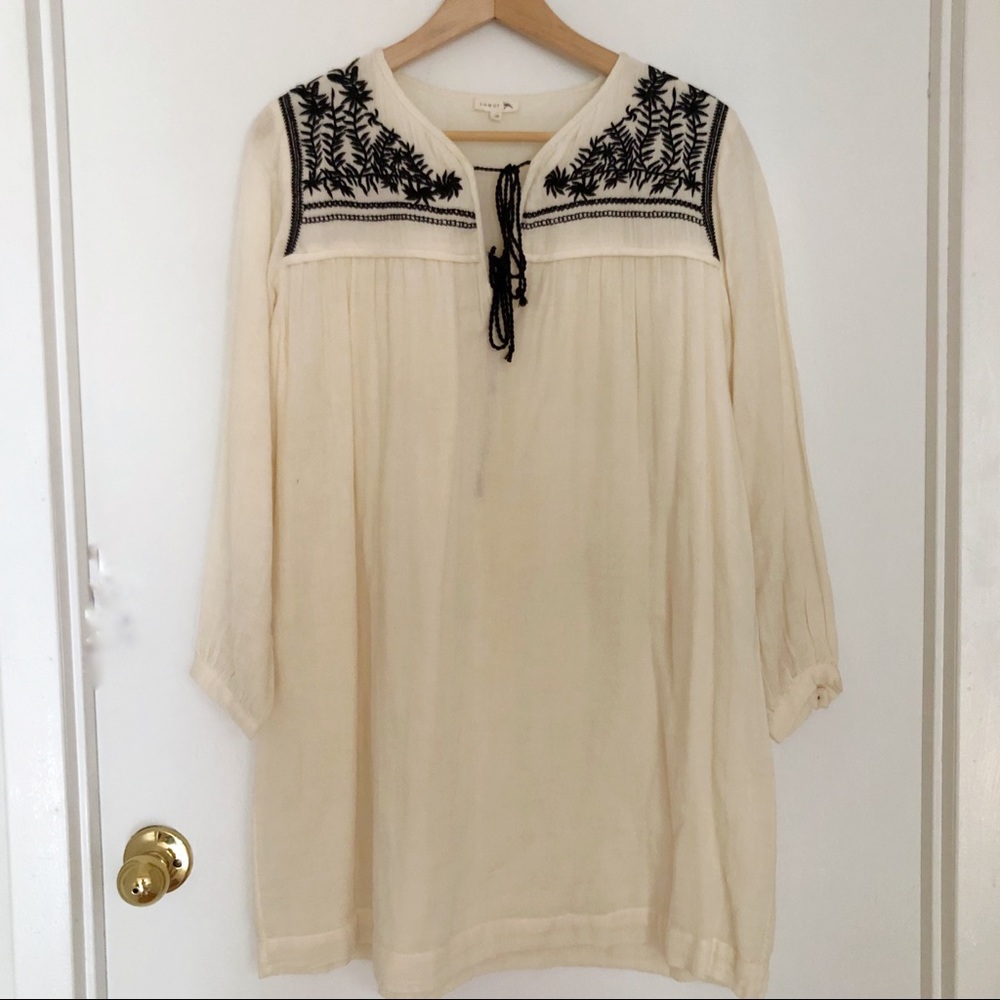 Souer Embroidered Mini Dress
